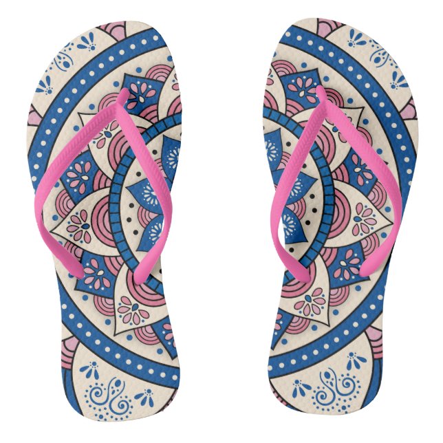Mandala Seven Edition Flip Flops (Footbed)