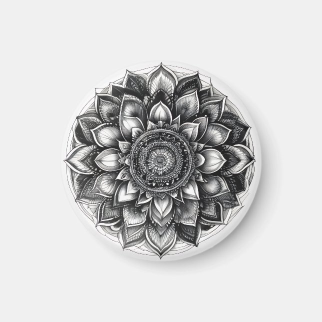 mandala shirt magnet (Front)