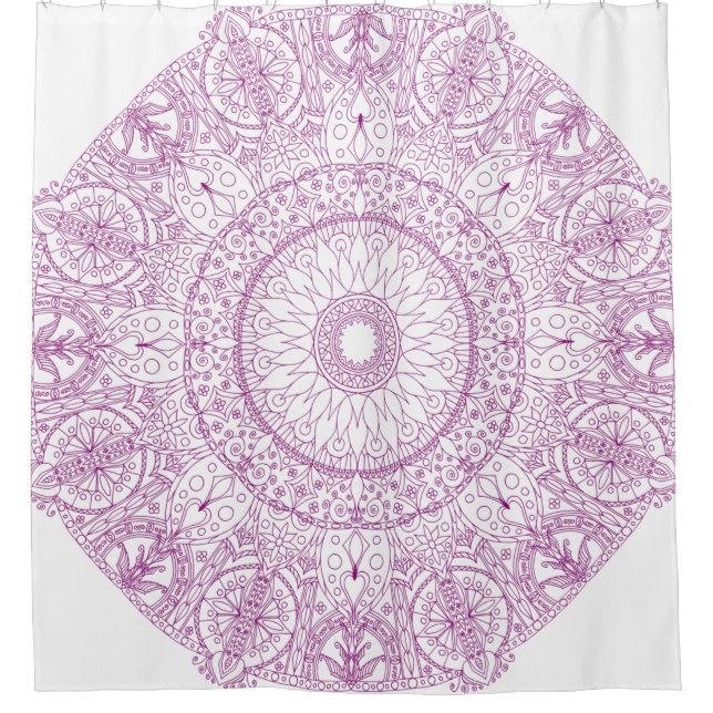 Mandala Shower Curtain (Front)