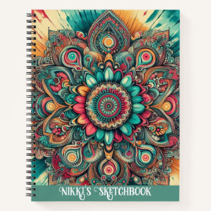 Mandala Sketchbook Notebook