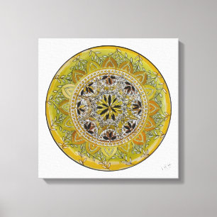 Mandala Solaris Canvas Print