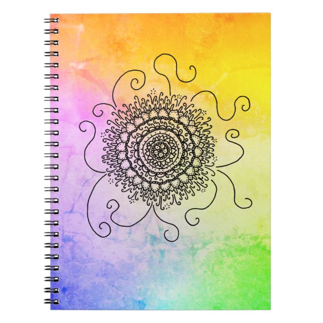 Mandala Sonne Notebook (Front)