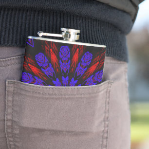 Mandala Southwestern Hippie Boho Chic Bohemian Hip Flask