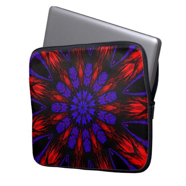 Mandala Southwestern Hippie Boho Chic Bohemian Laptop Sleeve (Front Left)