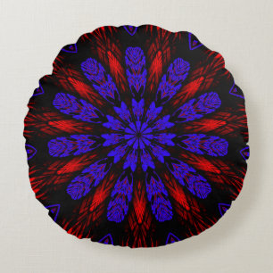 Mandala Southwestern Hippie Boho Chic Bohemian Round Cushion