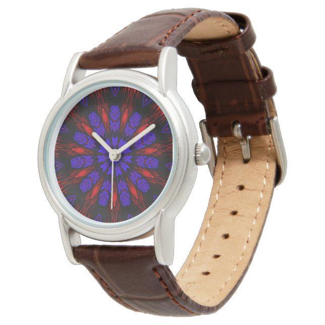 Mandala Southwestern Hippie Boho Chic Bohemian Watch (Angled)