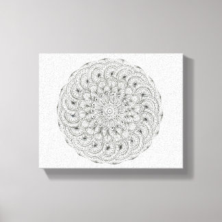 Mandala Sphere Canvas Print