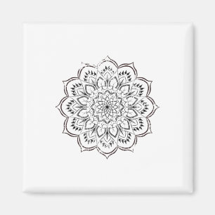 Mandala Spiritual Distressed Peace Boho Yoga Spiri Magnet