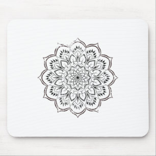 Mandala Spiritual Distressed Peace Boho Yoga Spiri Mouse Mat