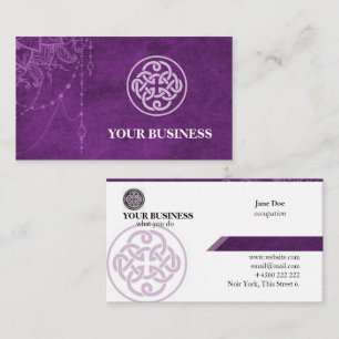 Mandala Spiritual, Yoga, Psychologist Business Card