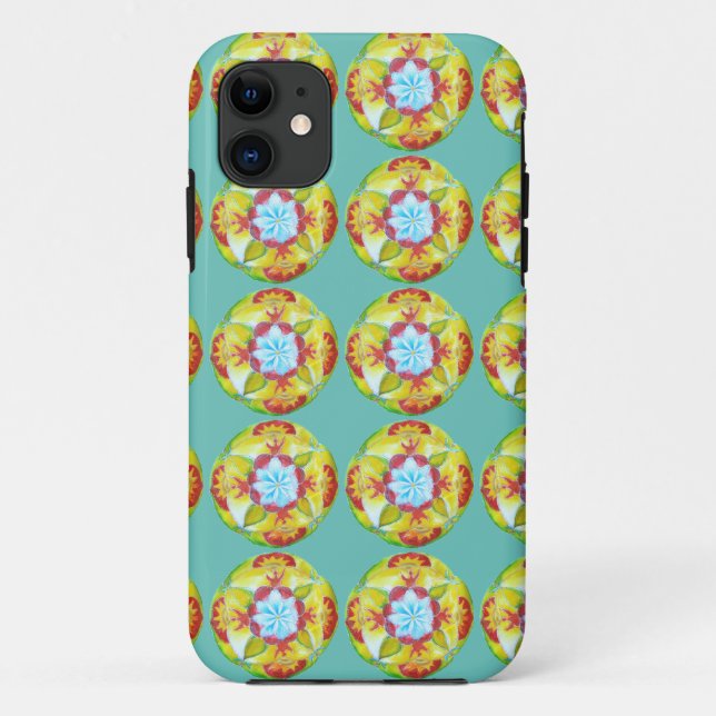 Mandala spring case for SE + iPhone 5/5S (Back)
