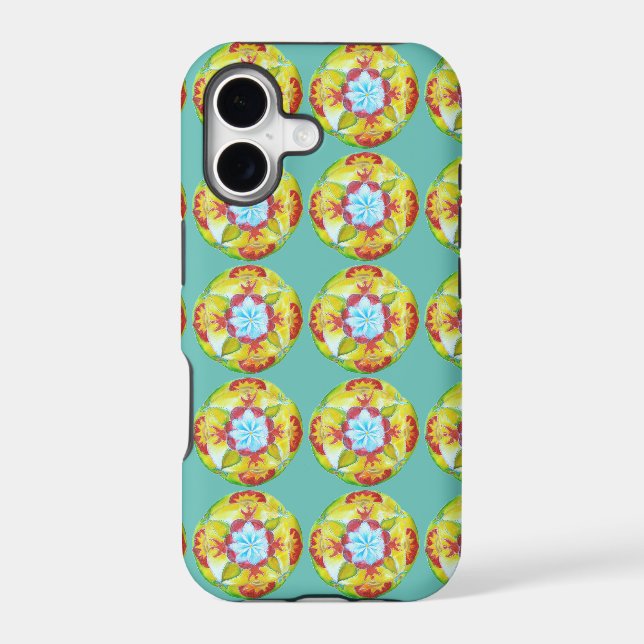 Mandala spring case for SE + iPhone 5/5S (Back)