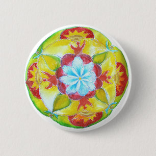 Mandala Standard, 5.7 cm (2.25") Round Badge