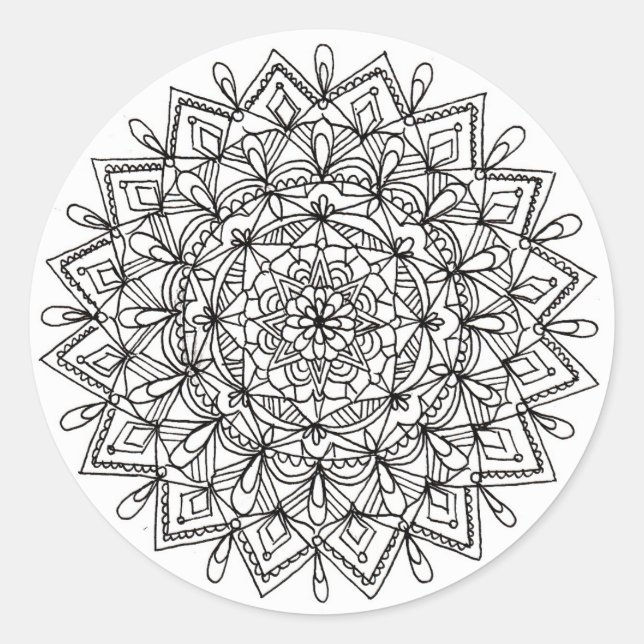 Mandala Sticker (Front)