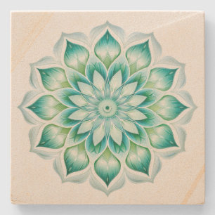 Mandala Stone Coaster