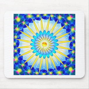 Mandala Sunshine Mouse Mat