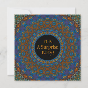 Mandala Surprise Party Invitation