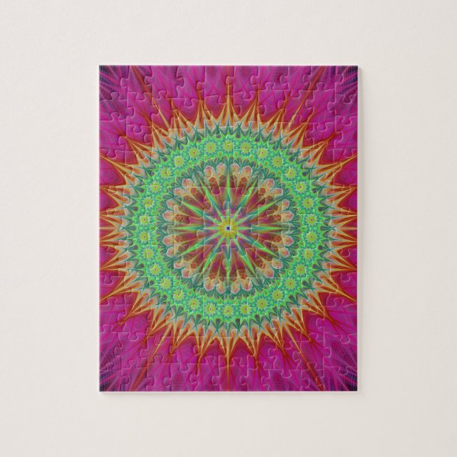 Mandala symbol jigsaw puzzle (Vertical)