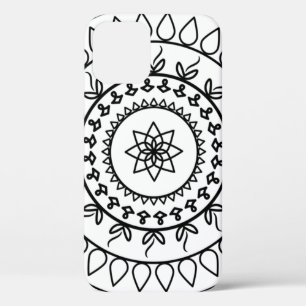 Mandala tattoo spiritual circle iPhone 12 case