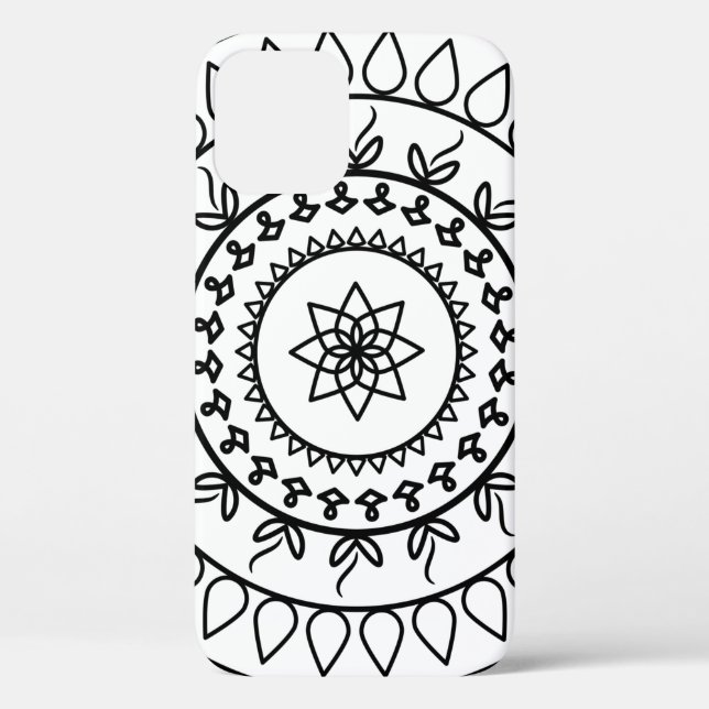 Mandala tattoo spiritual circle Case-Mate iPhone case (Back)