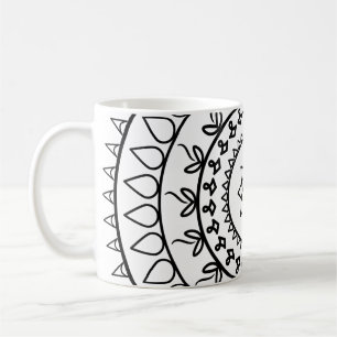 Mandala tattoo spiritual circle coffee mug