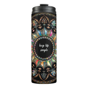 Mandala Thermal Tumbler