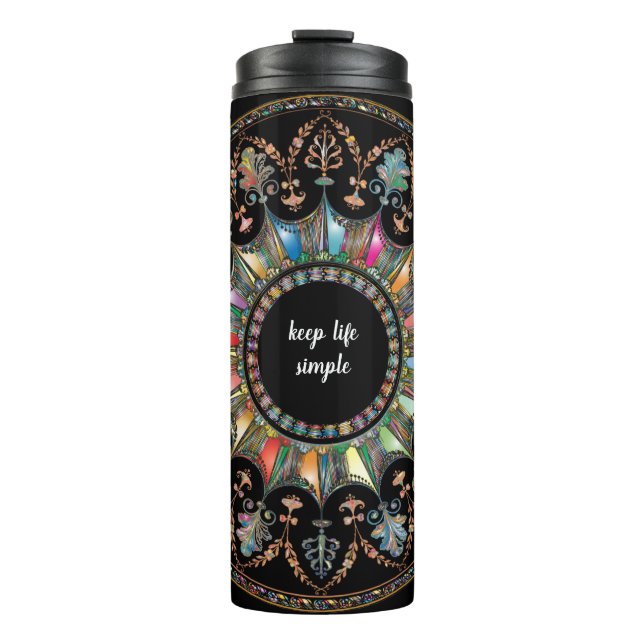 Mandala Thermal Tumbler (Front)