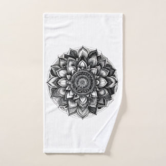 mandala throw blanket hand towel