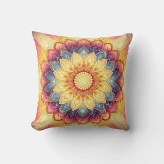 Mandala Throw Pillow