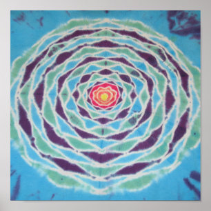 Mandala Tie Dye Poster