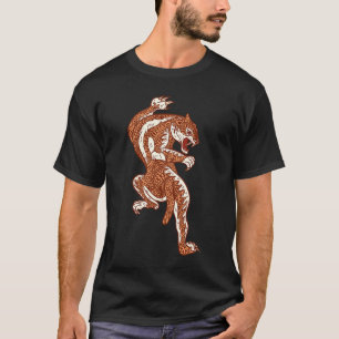 Mandala Tiger Big Cat Sabre Toothed Tiger T-Shirt
