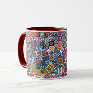 Mandala Tile Pattern Mug