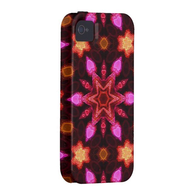 Mandala Tough iPhone 4 case (Back/Right)