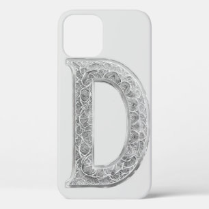 Mandala Transparent Letter D – HD Alphabet iPhone 12 Case