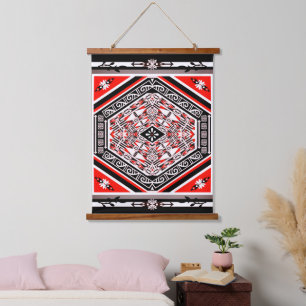 Mandala Tribal Nouveau Hanging Tapestry