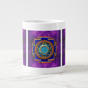 MANDALA TWELVE RELIGIONS LARGE COFFEE MUG