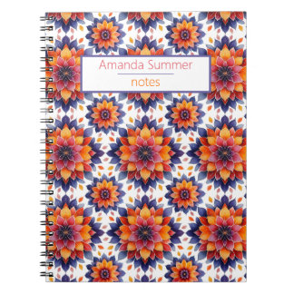 Mandala- type boho notebook