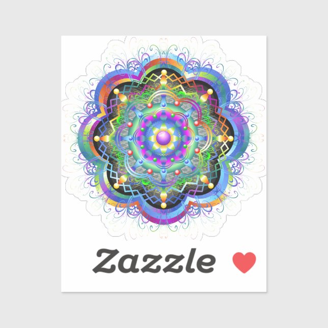 Mandala Universe Psychedelic  (Sheet)