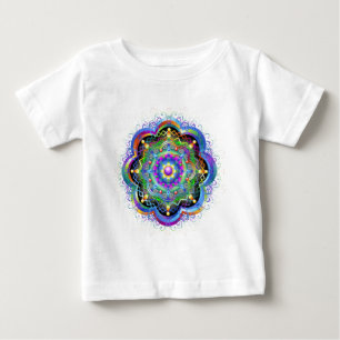 Mandala Universe Psychedelic Baby T-Shirt