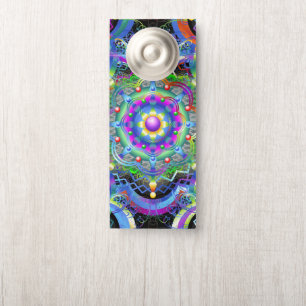 Mandala Universe Psychedelic Door Hanger