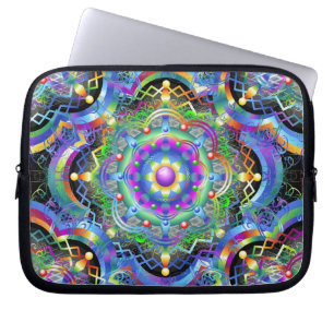Mandala Universe Psychedelic Laptop Sleeve