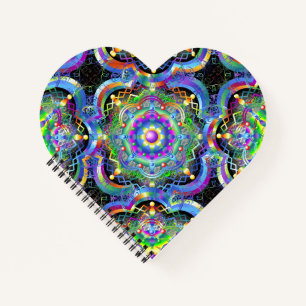 Mandala Universe Psychedelic Notebook