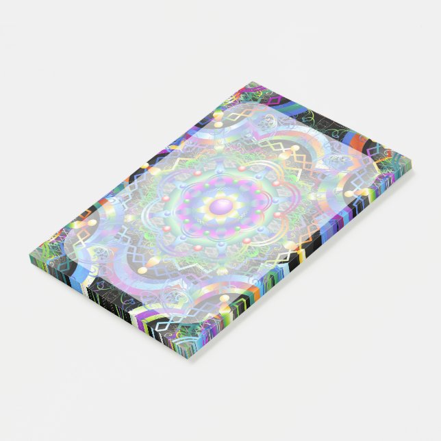 Mandala Universe Psychedelic  Post-it Notes (Angled)