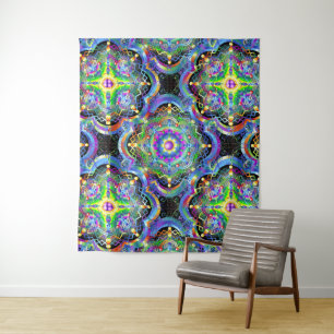 Mandala Universe Psychedelic Tapestry