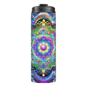 Mandala Universe Psychedelic Thermal Tumbler