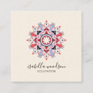 Mandala Universe Symbol Business Card