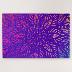 Mandala Vibrant Design Jigsaw Puzzle