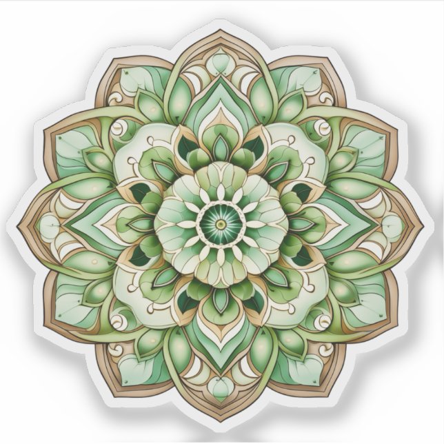  Mandala vinyl sticker (Front)
