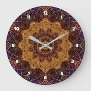 Mandala Wall Clock
