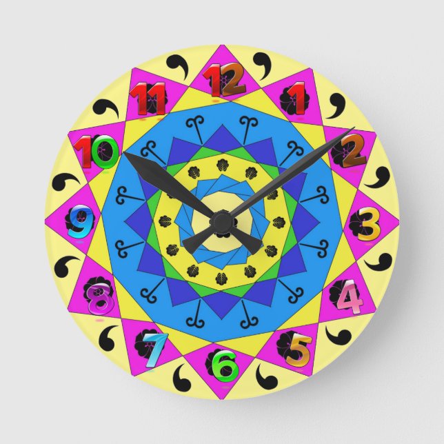 Mandala Wall Clock (Front)